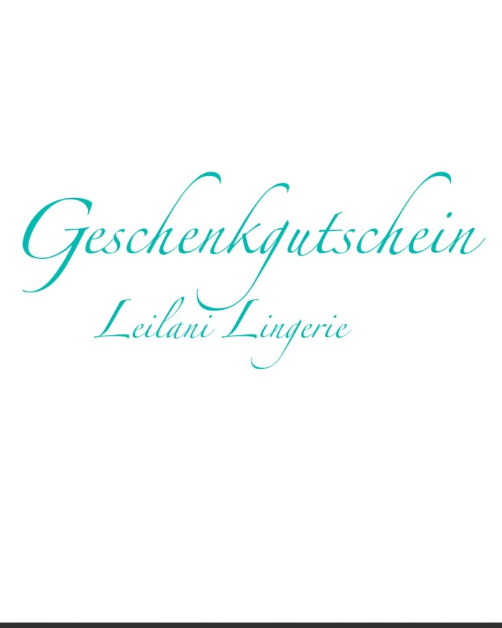 Leilani Lingerie Geschenkgutschein