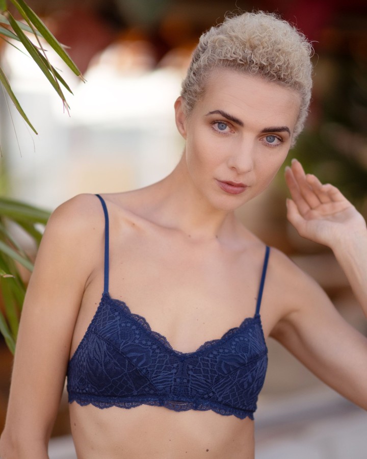 Kiana Bralette saphir für kleine Oberweiten